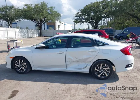 2018 Honda Civic Ex from USA, damaged, VIN 19XFC2F71JE022213